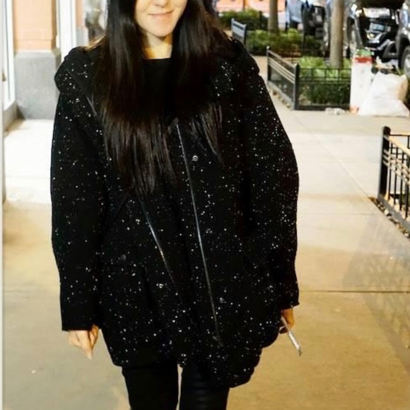 Rag and bone black coat - Picture 2 of 10